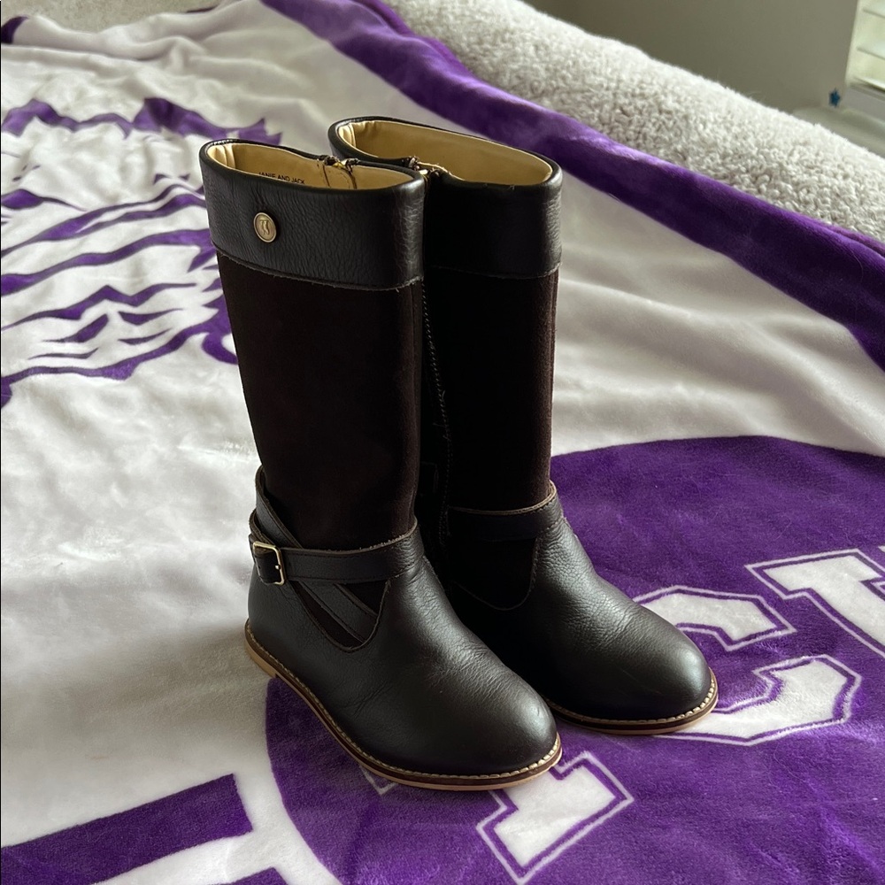 Janie and Jack Dark Brown Riding Boots